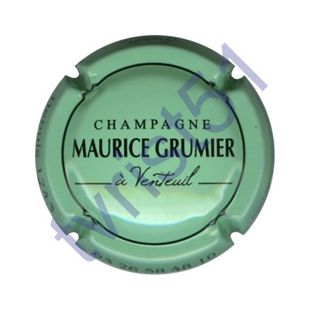 GRUMIER Maurice n°22 vert pâle et noir