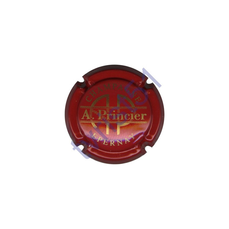 PRINCIER Achille n°13 rouge et or