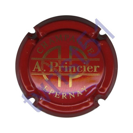 PRINCIER Achille n°13 rouge et or