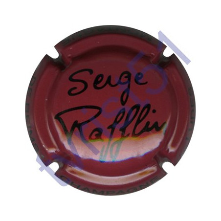 RAFFLIN Serge n°13 bordeaux et noir