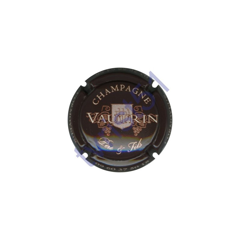 VAUTRIN P. & F. n°04 fond marron ( prune )