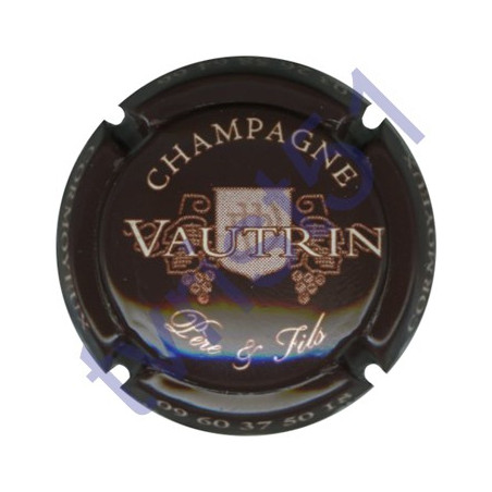 VAUTRIN P. & F. n°04 fond marron ( prune )