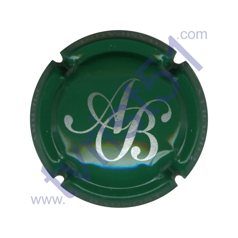 BAGNOST A. n°07 vert et argent