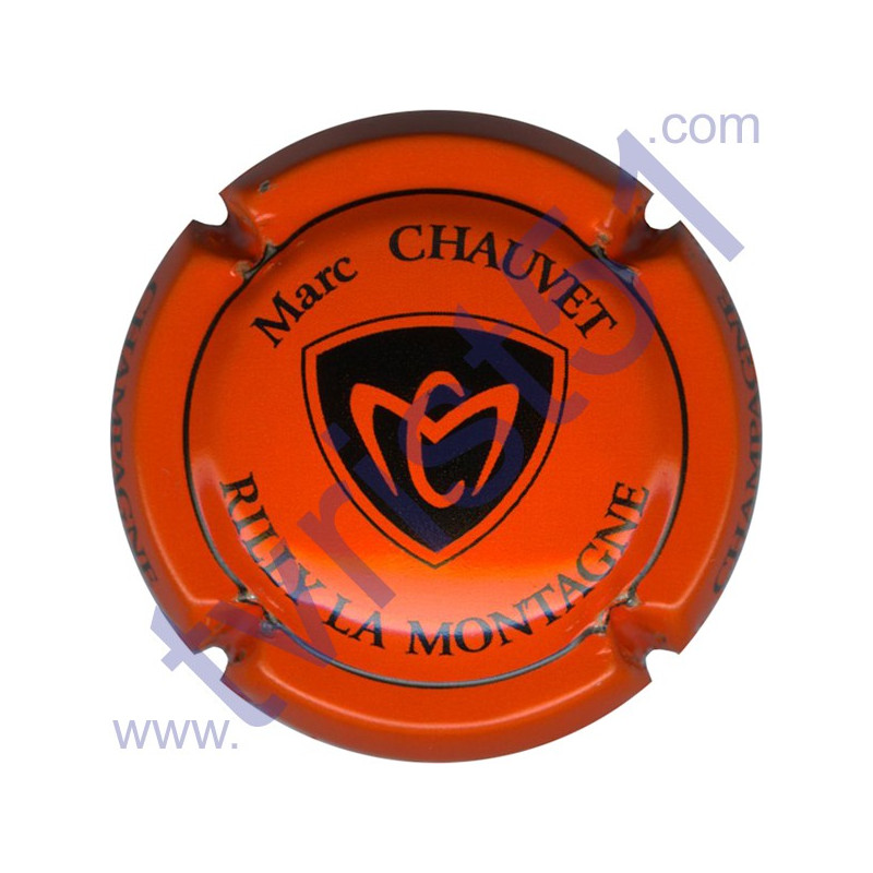 CHAUVET Marc n°12 orange et noir