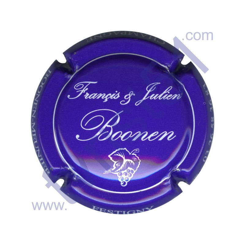 BOONEN F. et J. n°04 violet et blanc