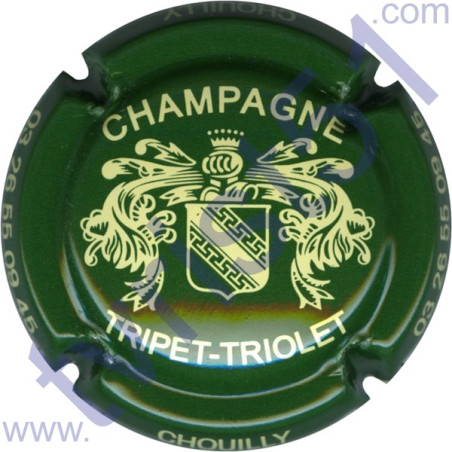 TRIPET-TRIOLET n°04 vert et crème