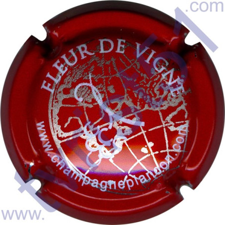 PLANCON n°07 rouge et argent