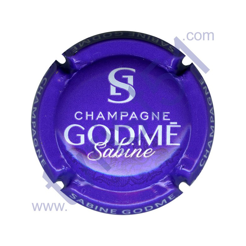 GODME Sabine n°08 violet et blanc