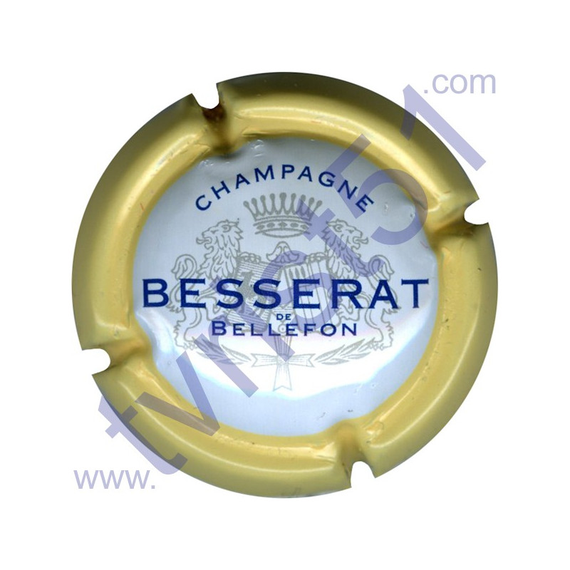 BESSERAT DE BELLEFON : contour jaune 32mm barres vides