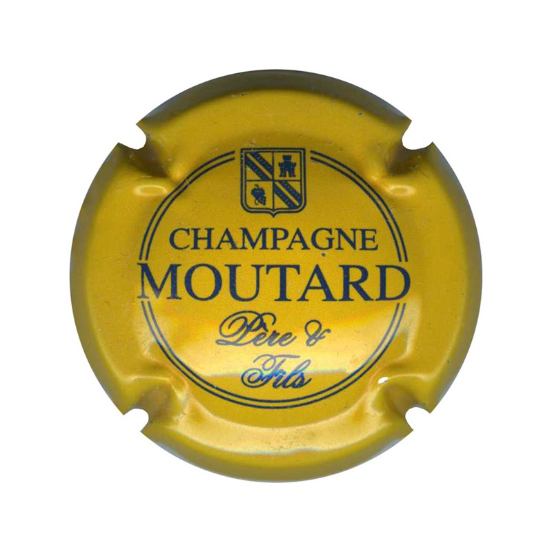 MOUTARD PERE & FILS n°18 jaune et bleu