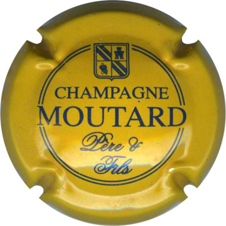 MOUTARD PERE & FILS n°18 jaune et bleu