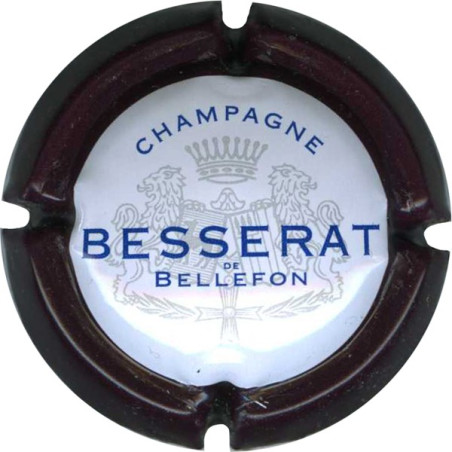 BESSERAT DE BELLEFON : contour bordeaux foncé 32mm