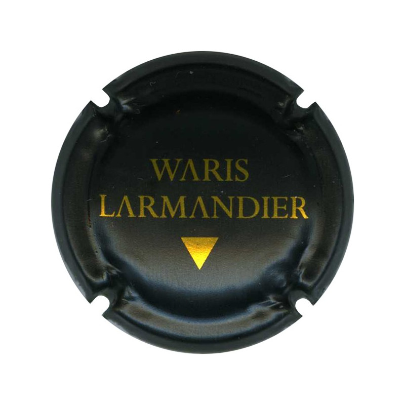 WARIS-LARMANDIER n°15 noir mat et or