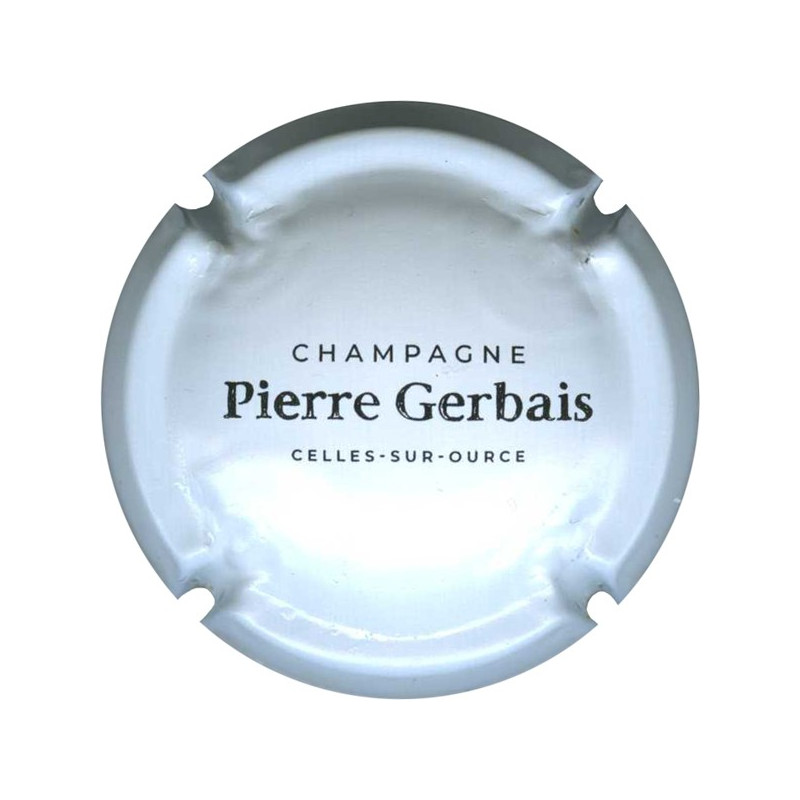 GERBAIS Pierre n°37 blanc mat et noir