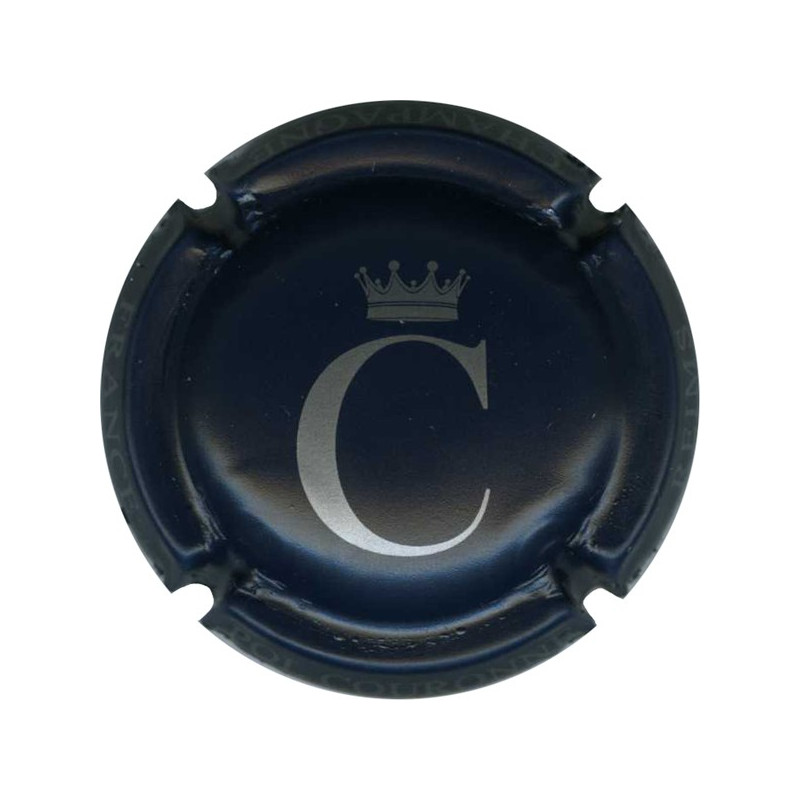 COURONNE Pol n°01b noir mat et gris