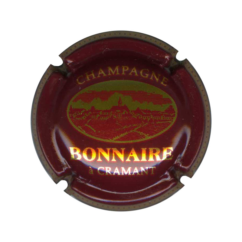 BONNAIRE n°10 bordeaux et or vif