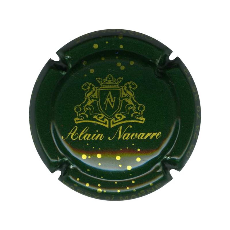 NAVARRE Alain n°06 vert foncé et or