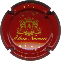 NAVARRE Alain n°07 rouge et or