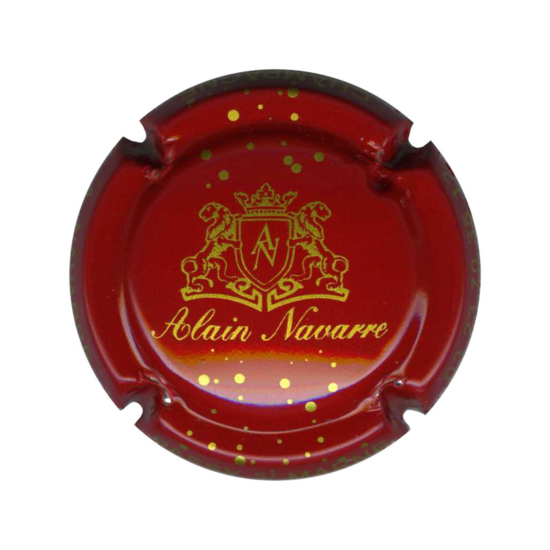 NAVARRE Alain n°07 rouge et or