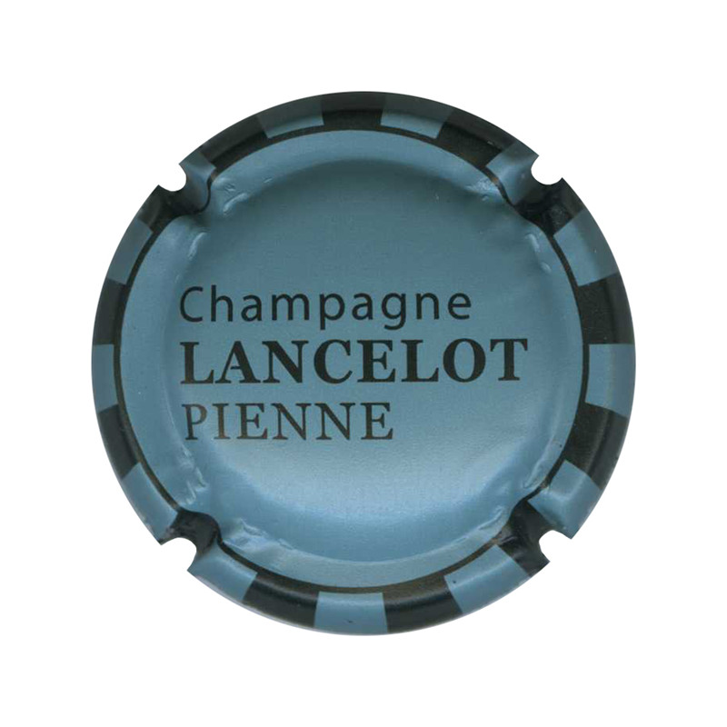 LANCELOT-PIENNE n°18 bleu turquoise et noir