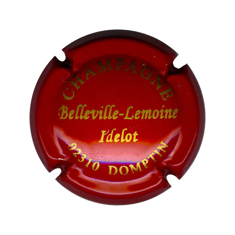 BELLEVILLE-LEMOINE n°06 rouge et or