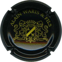 WARIS ALAIN n°05 noir et or