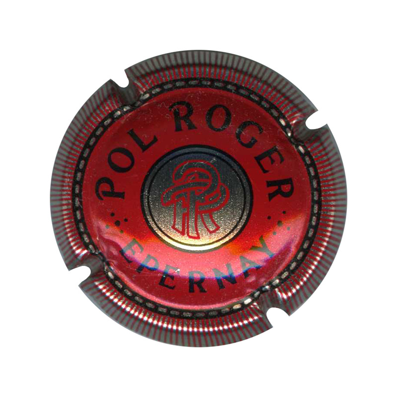 POL ROGER n°57 rose et noir striée