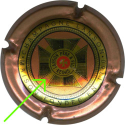 LANSON n°094x contour rosé cercle or croix de Malte